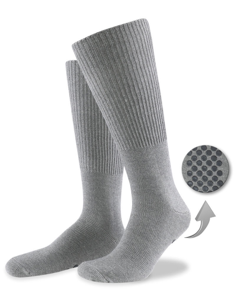 Simli Dizaltı Büyük Beden Çorap Tabanı Kaymaz  Silikonlu