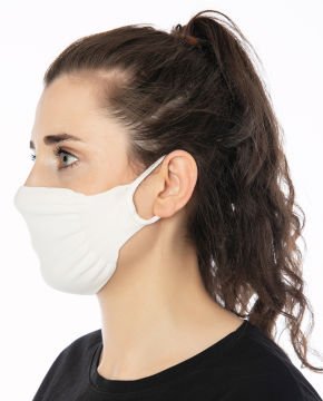 3lü Paket Steril Antibakteriyel Yıkanabilir Beyaz Maske