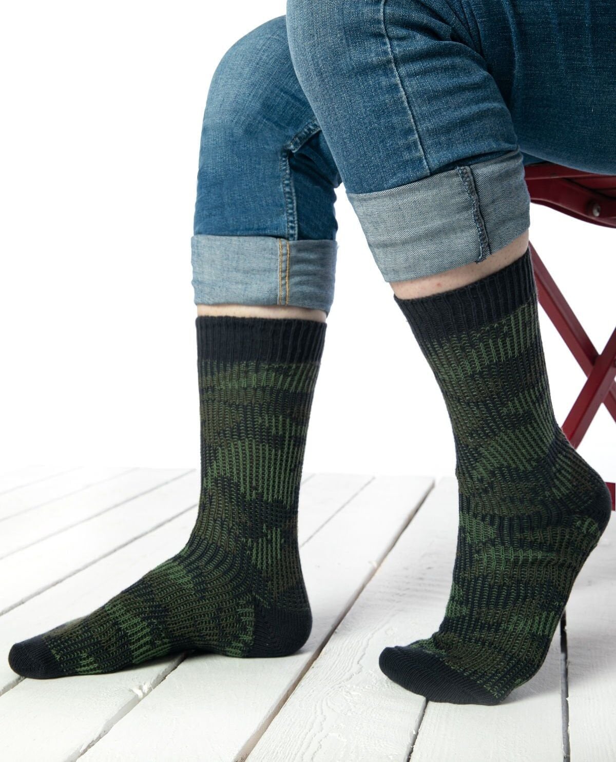 Kışlık Çorap Unisex Kamuflaj Desen