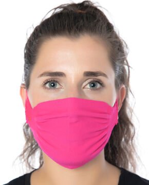 3lü Paket Steril Antibakteriyel Yıkanabilir Fuşya Maske