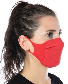 3lü Steril Antibakteriyel Yıkanabilir Kırmızı Maske