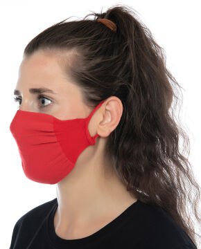 3lü Steril Antibakteriyel Yıkanabilir Kırmızı Maske