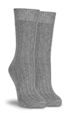 Erkek Yün Çorap Kışlık Gri Renk Socks Concept