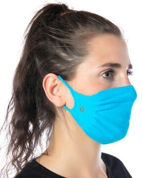 3lü Steril Antibakteriyel Yıkanabilir Turkuaz Maske
