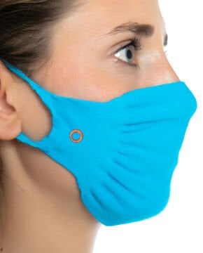 3lü Steril Antibakteriyel Yıkanabilir Turkuaz Maske