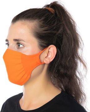 3lü Steril Antibakteriyel Yıkanabilir Turuncu Maske