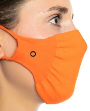 3lü Steril Antibakteriyel Yıkanabilir Turuncu Maske