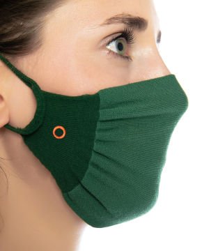 3lü Paket Steril Antibakteriyel Yıkanabilir Yeşil Maske