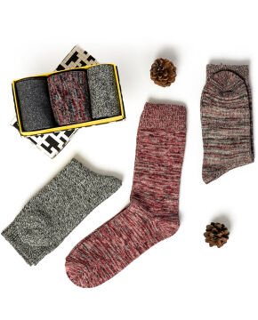 Erkek Kışlık Çorap 3lü Paket Muline Renk