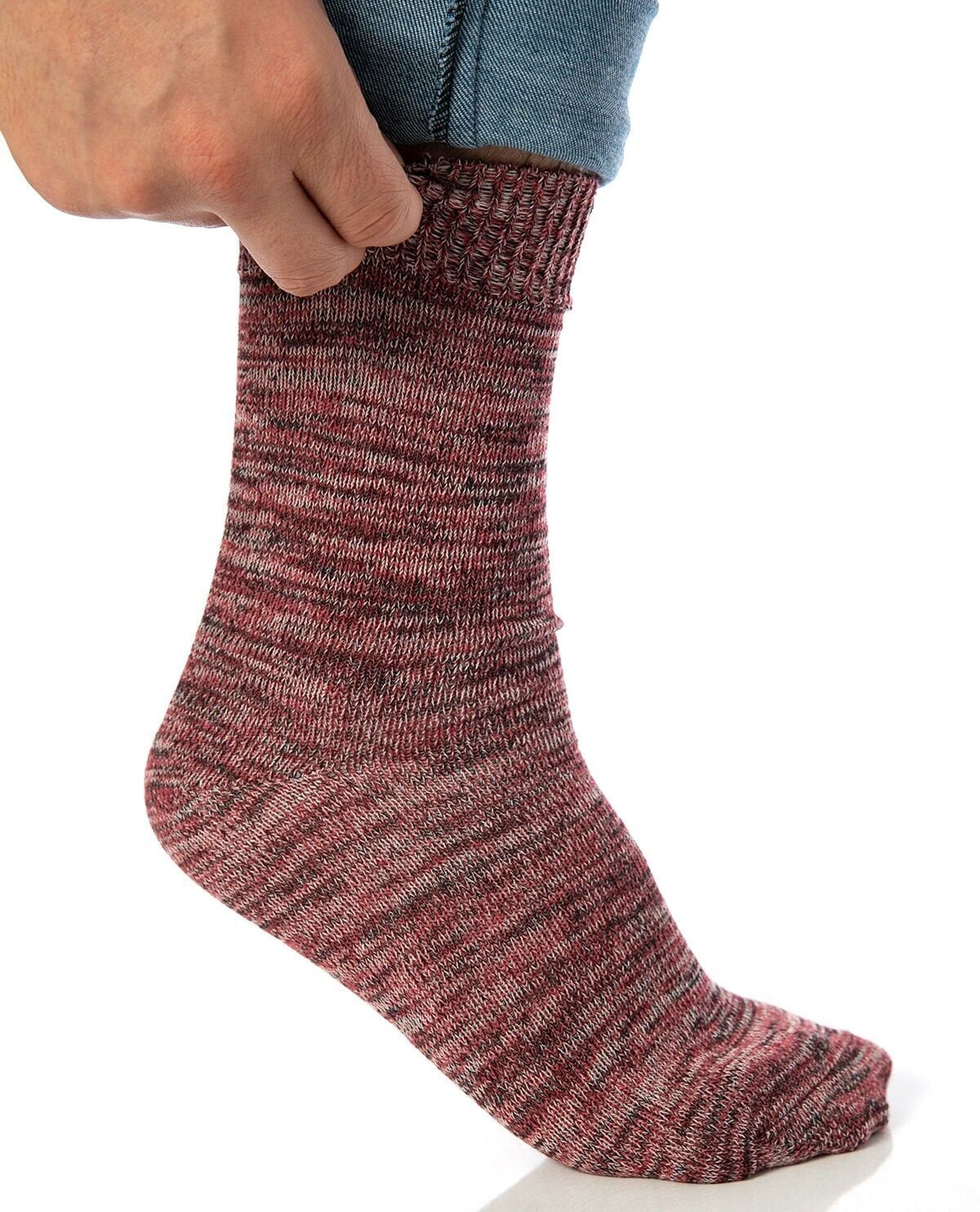 Erkek Kışlık Çorap 3lü Paket Muline Renk