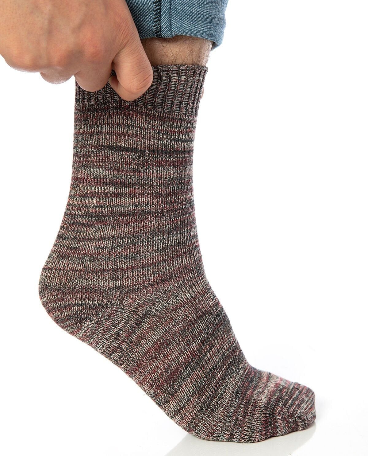 Erkek Kışlık Çorap 3lü Paket Muline Renk