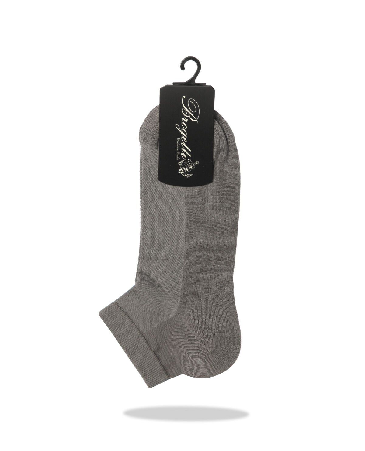 Bambu Gri Erkek Kısa Soket Çorap Brogetti