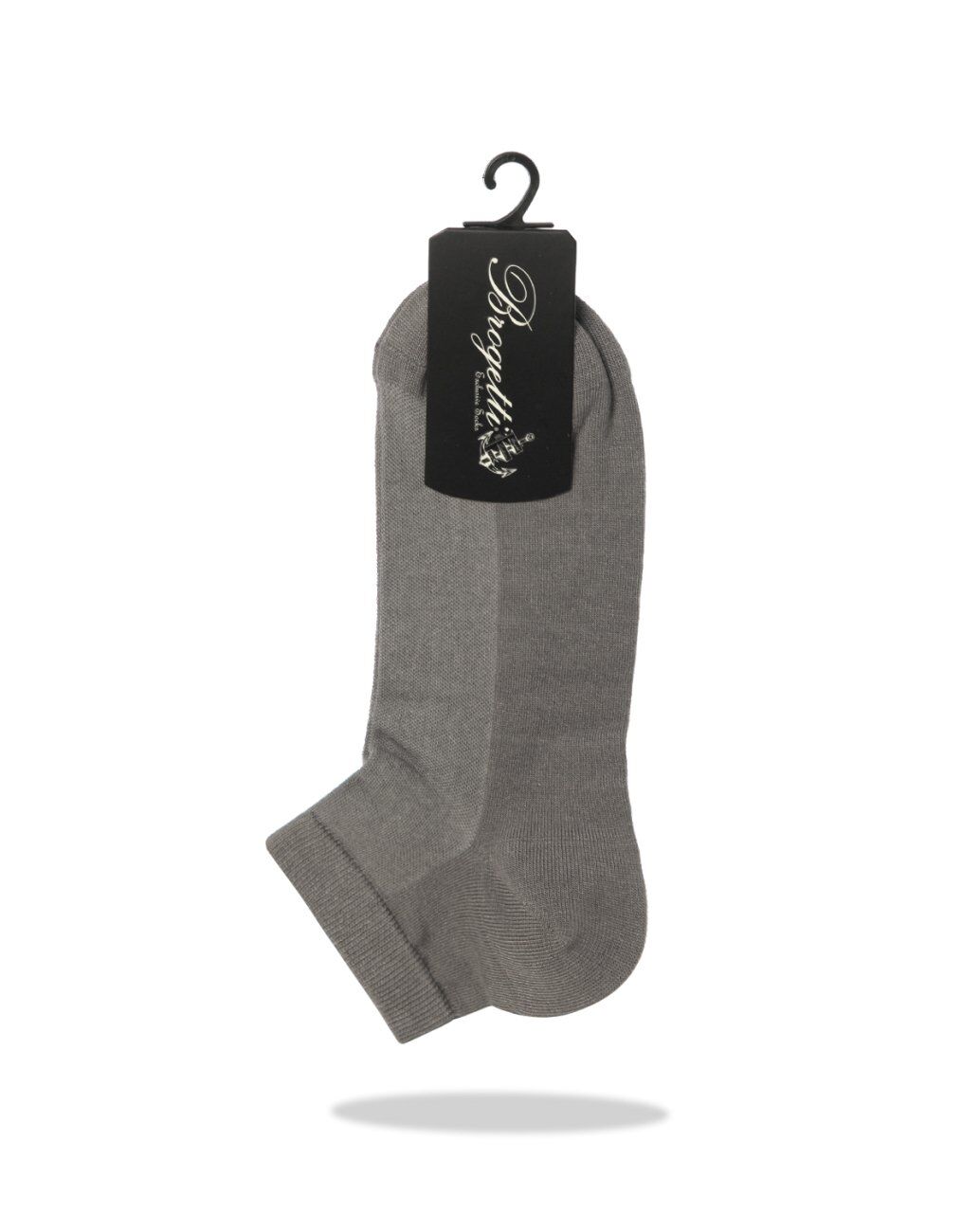 Bambu Gri Erkek Kısa Soket Çorap Brogetti GRİ - 42/44