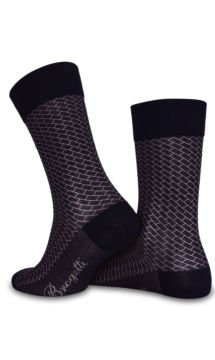 Danton Exclusive Geometrik Desen Erkek Soket Çorap