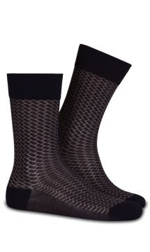 Danton Exclusive Geometrik Desen Erkek Soket Çorap