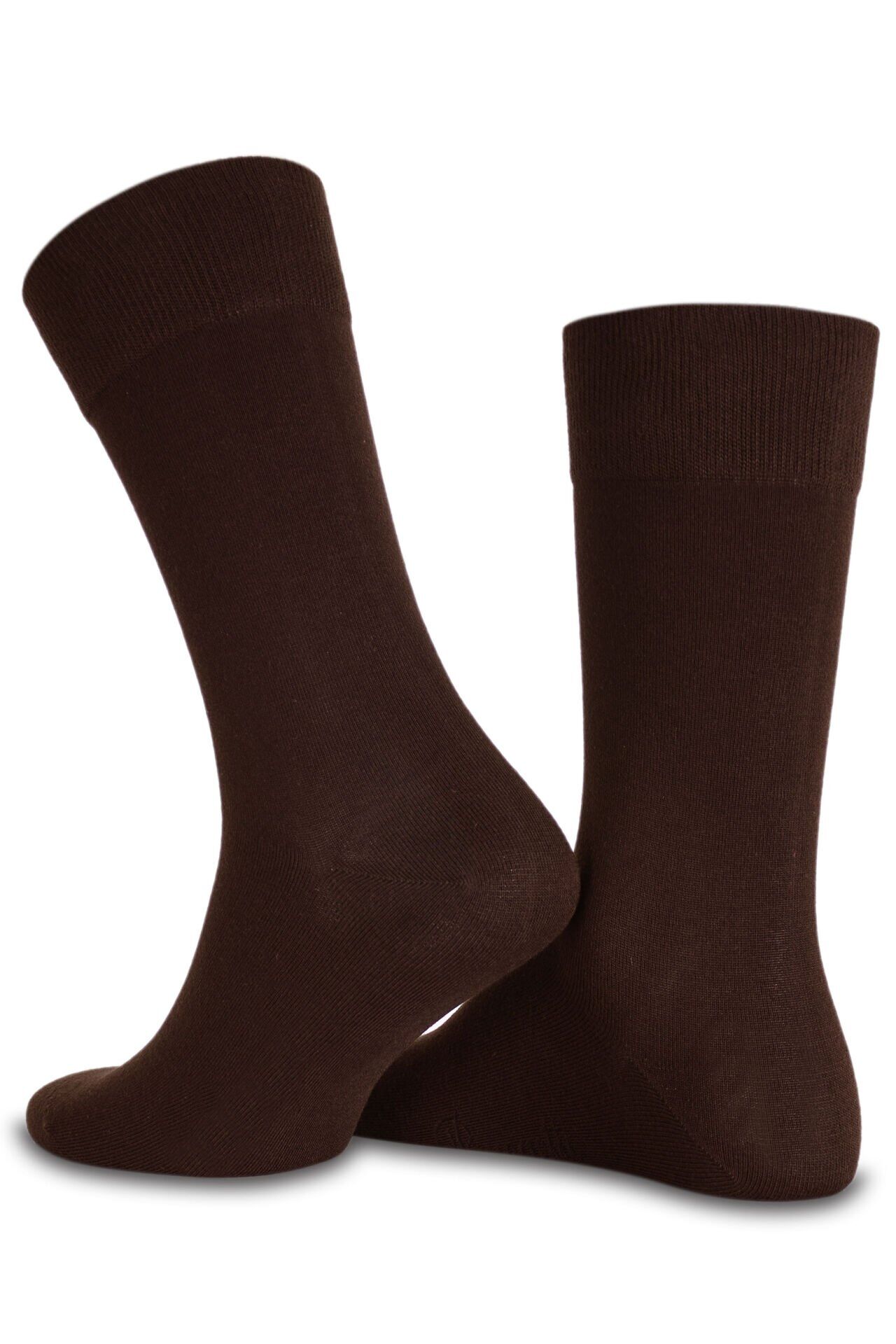 Kahverengi Bambu Erkek Soket Çorap KAHVERENGİ - 42/44