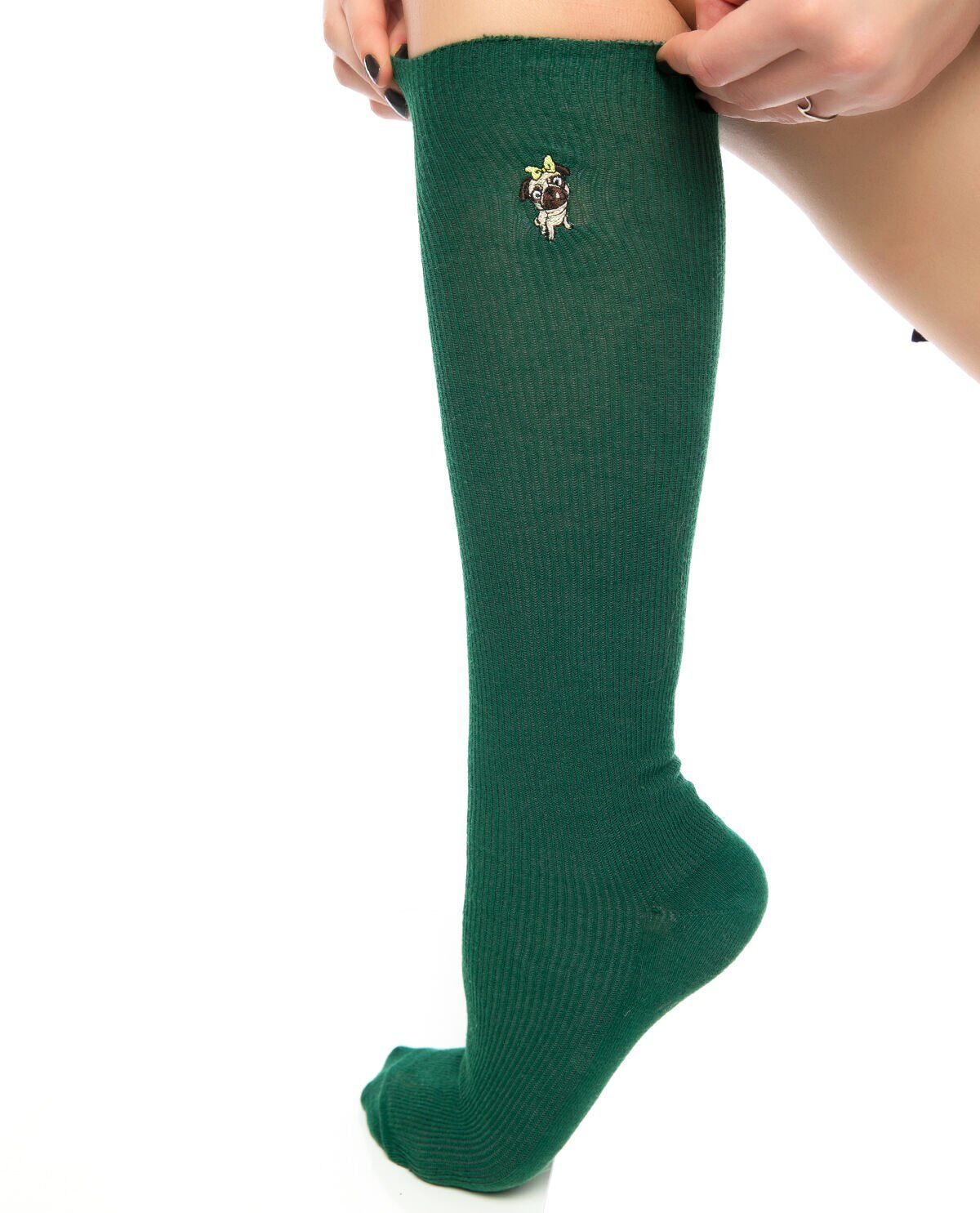 Çift Kombini Pug ve Pitbull Desenli Çoraplar