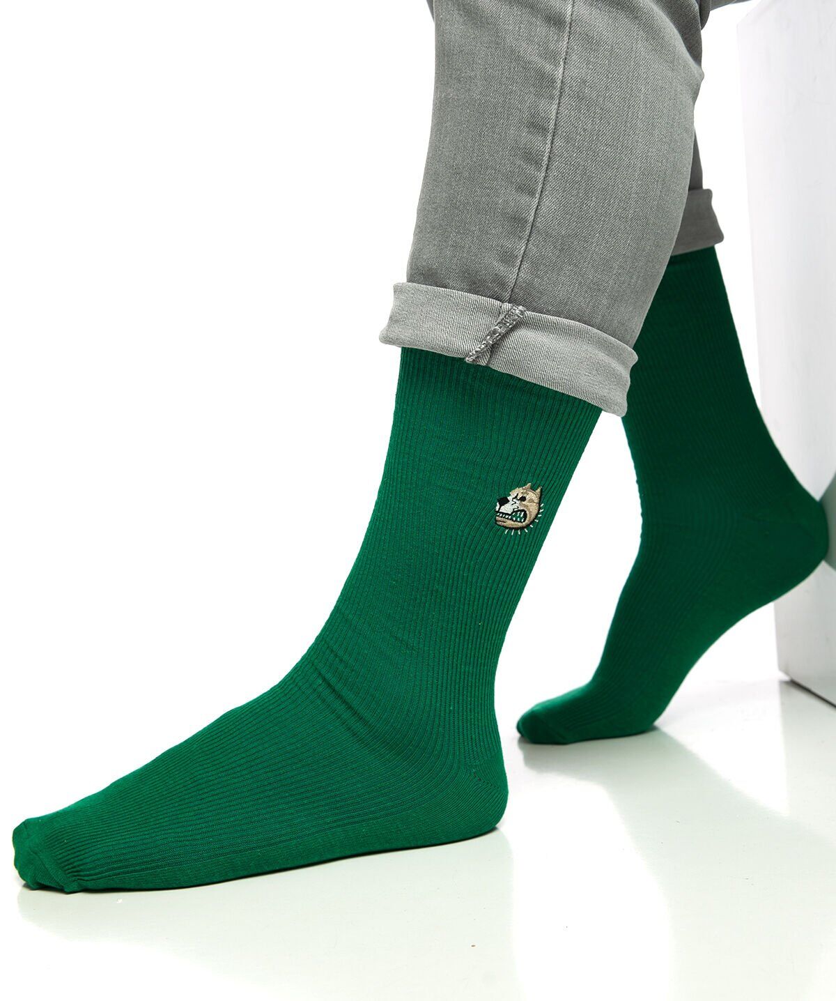 Çift Kombini Pug ve Pitbull Desenli Çoraplar