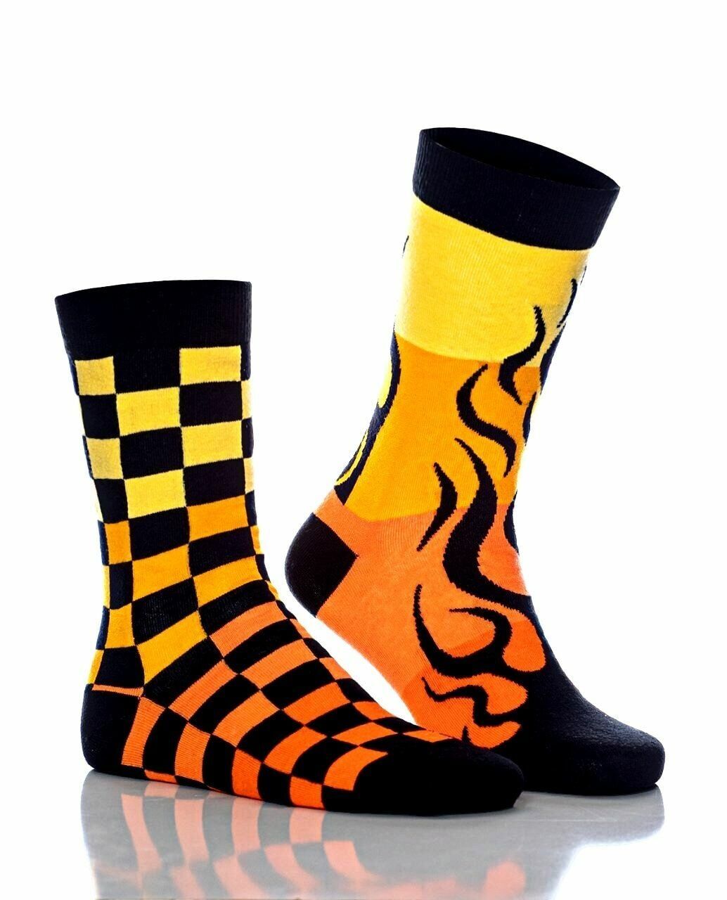 Alev Desenli Renkli Sevgili Çorapları