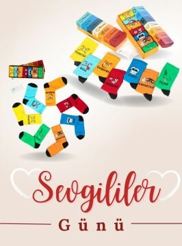 Sevgili Kombini Her Güne Özel Gün Çorapları
