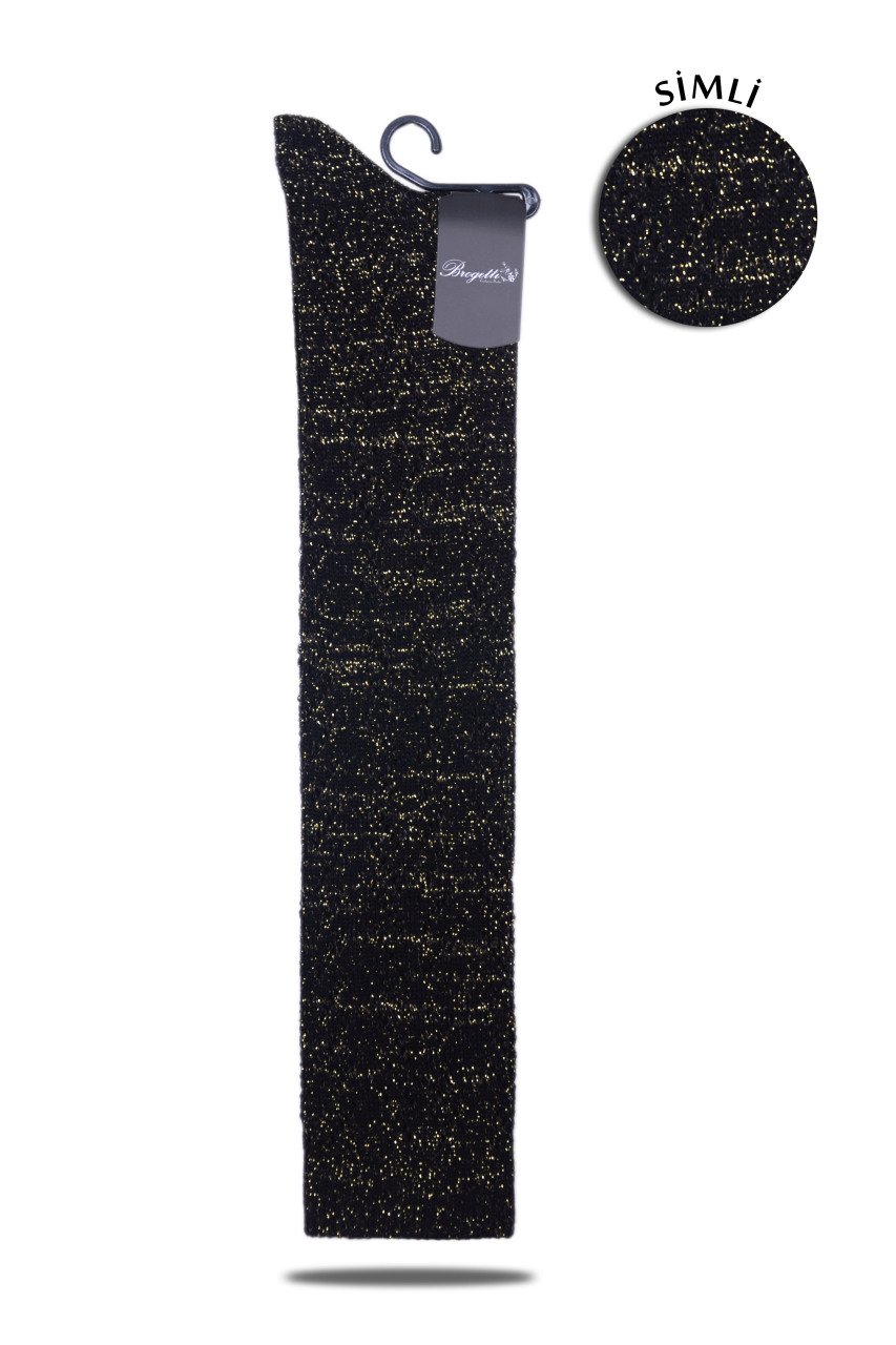 Siyah Simli Dizüstü Çorap Elsa SİYAH - TEK BEDEN