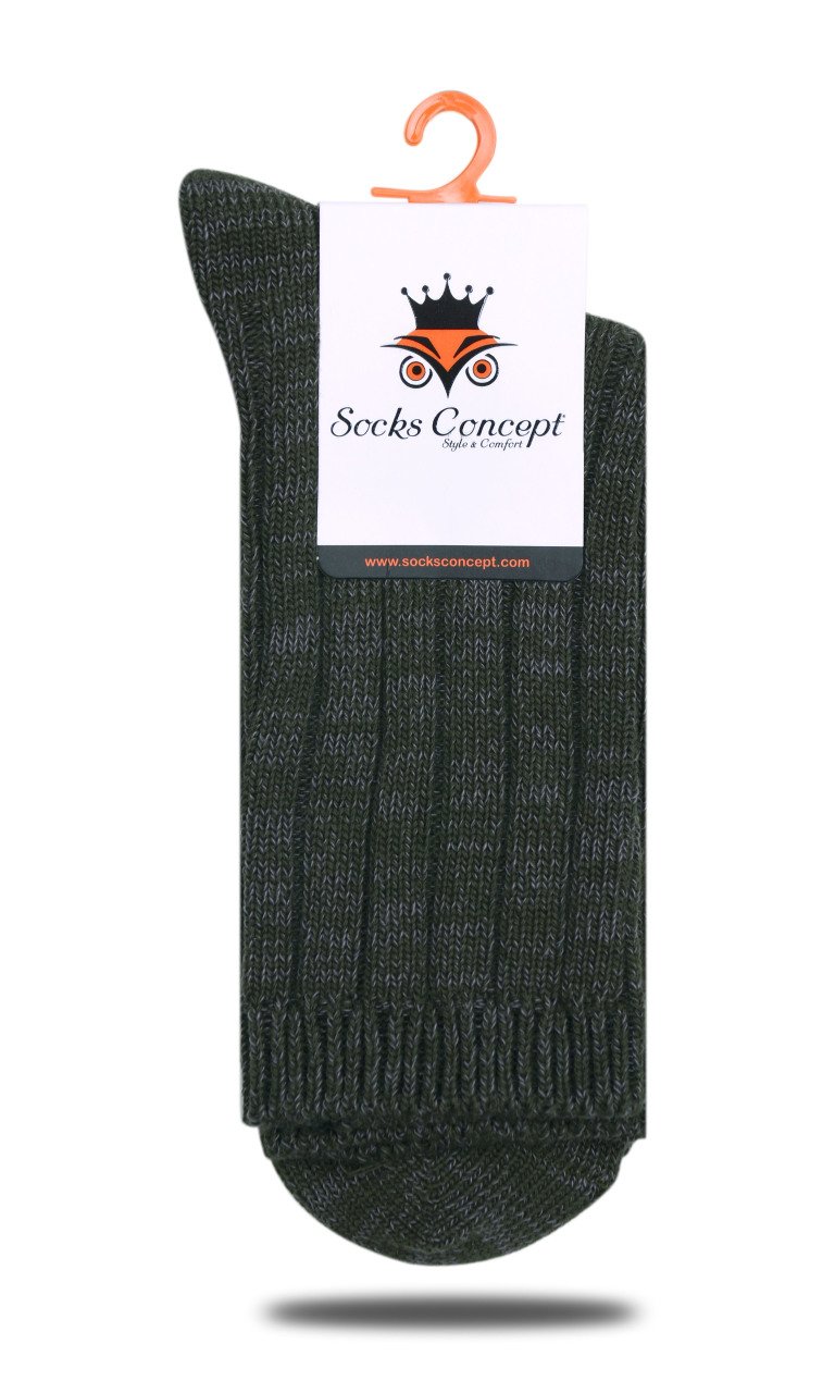 Kadın Kışlık Soket Çorap Koyu Yeşil Muline KOYU YEŞİL - 35/39