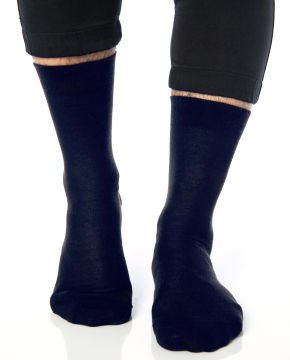 Lacivert Exclusive Bambu Çorap Yazlık İnce