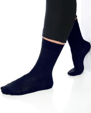 Lacivert Exclusive Bambu Çorap Yazlık İnce