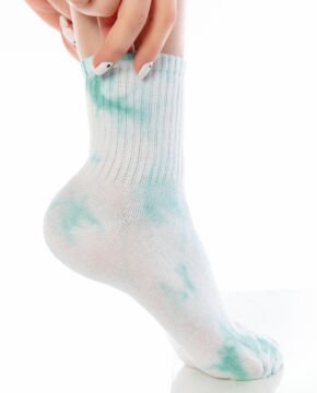 Batik Desen Çorap Yeşil Renk