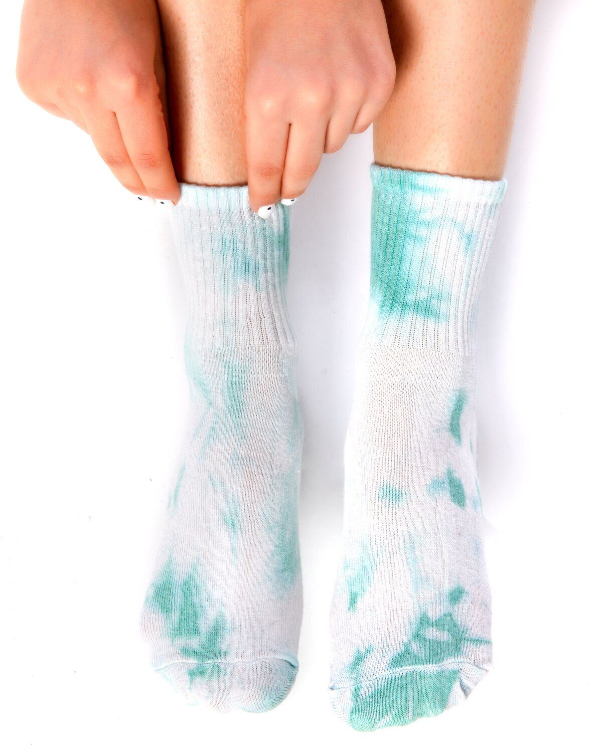 Batik Desen Çorap Yeşil Renk YEŞİL - 36/40