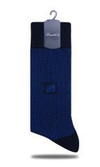Danton Exclusive Lacivert Nokta Desen Soket Çorap LACİVERT - 42/44
