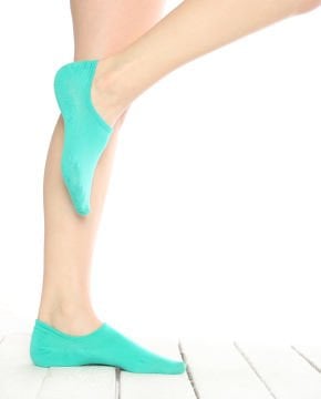 Yeşil Renk Bayan Babet Çorap