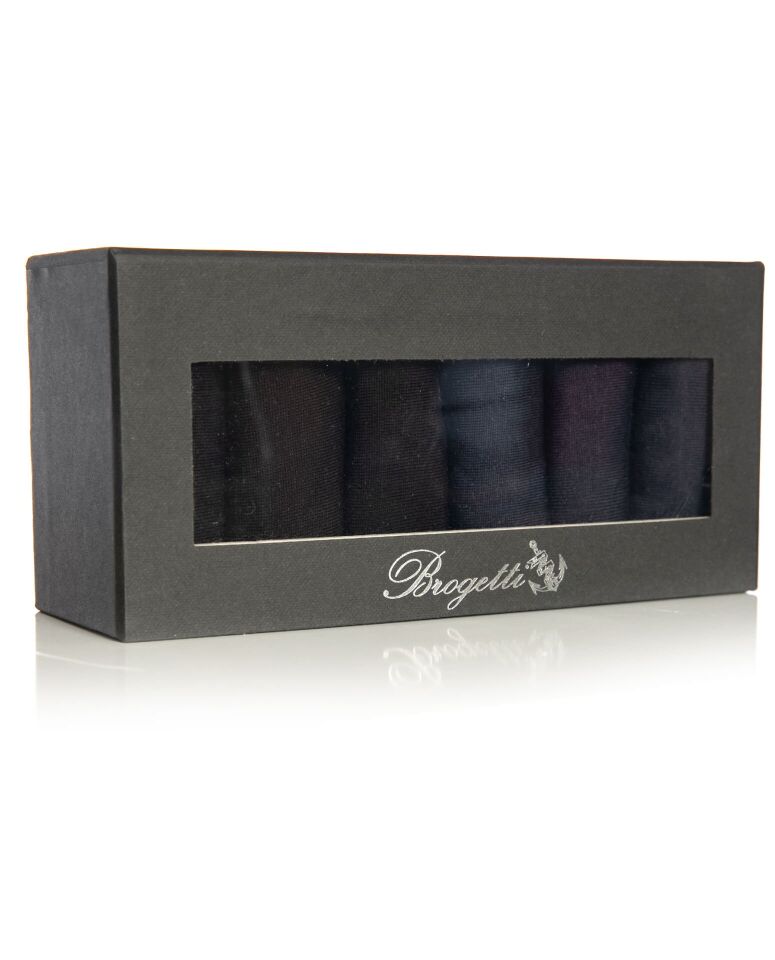 6lı Paket Füme ve Kahverengi İnce Bambu Soket Çorap