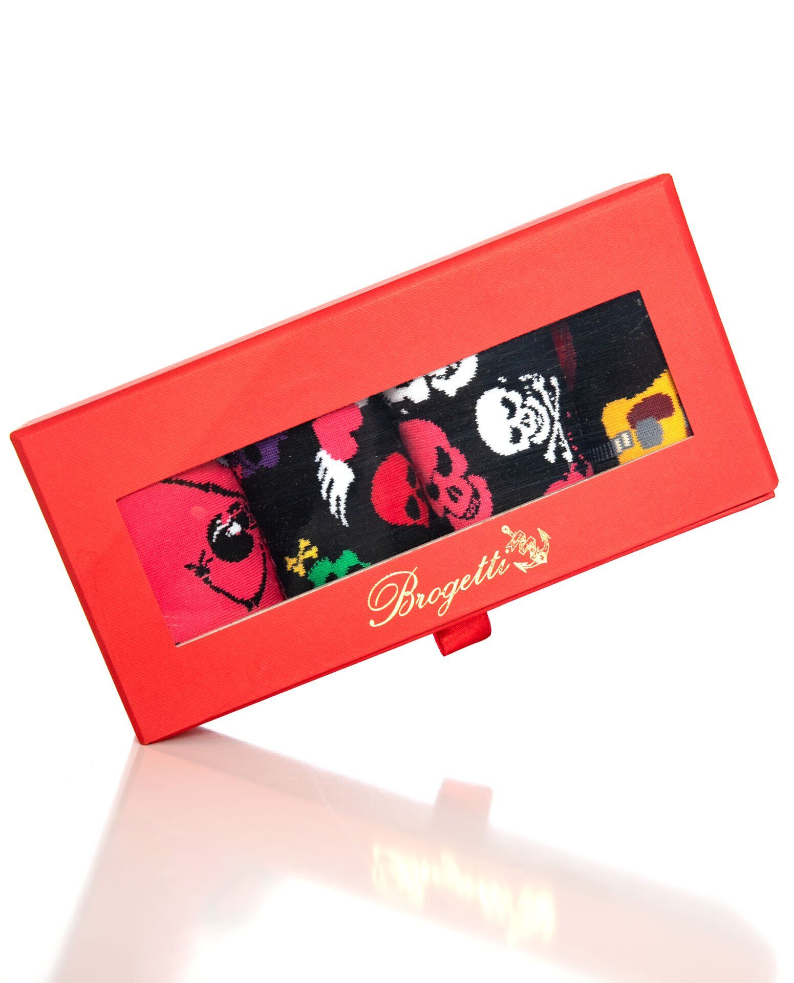 4lü Paket İskelet ve Gitar Desenli Erkek Soket Çoraplar