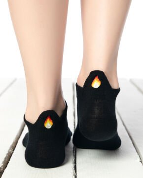 Betty Emojili ve Meyve Nakışlı Çoraplar 10lu Eko Paket