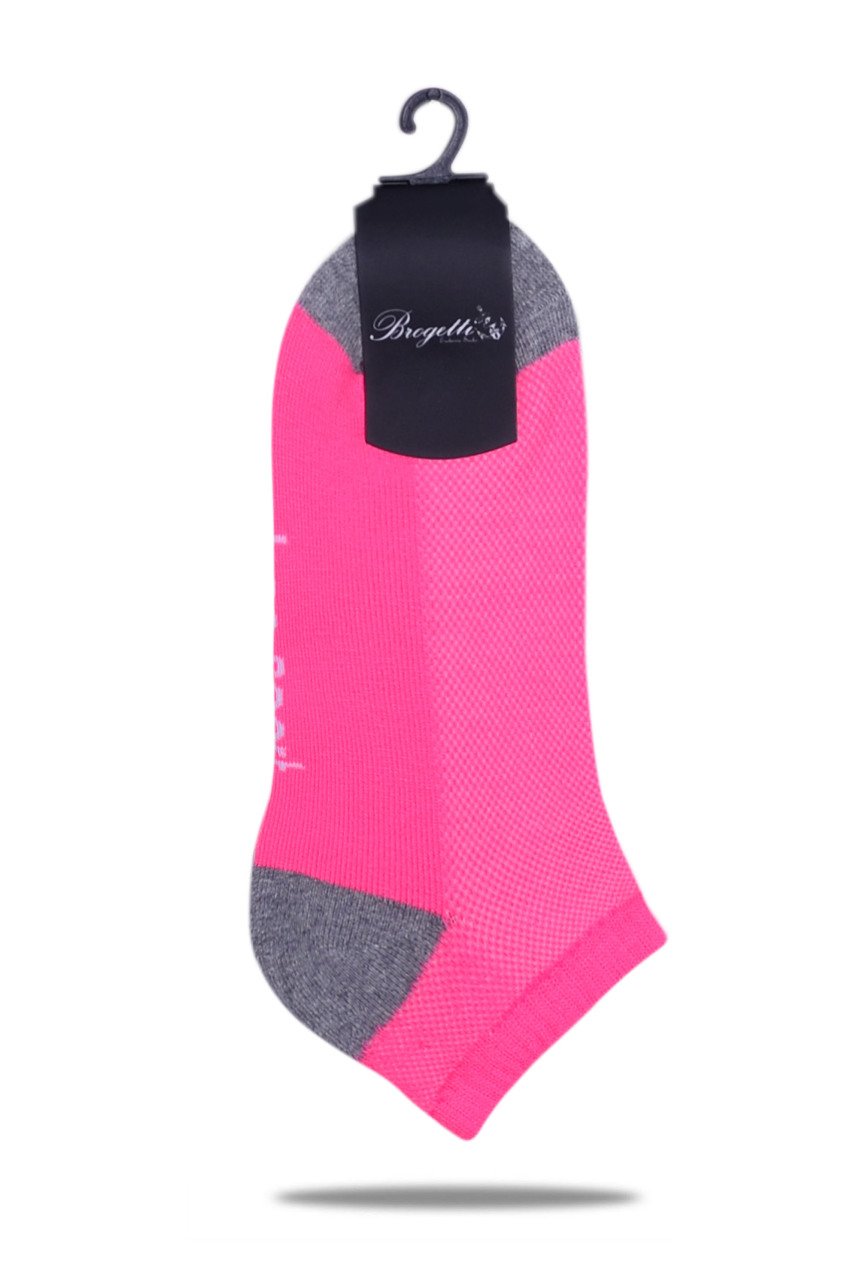 Neon Pembe Kadın Spor Çorabı Andrea PEMBE - TEK BEDEN