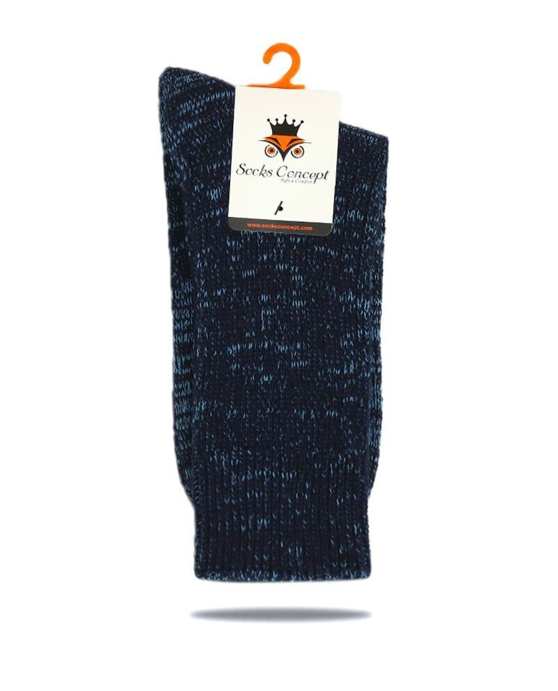 Lacivert Muline Erkek Kışlık Soket Çorap