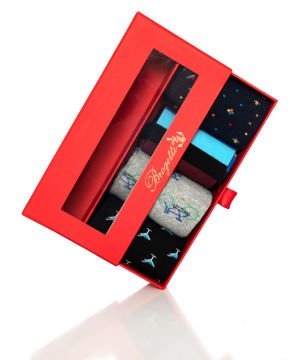 Desenli Erkek Soket Çoraplar 4lü Eko Paket