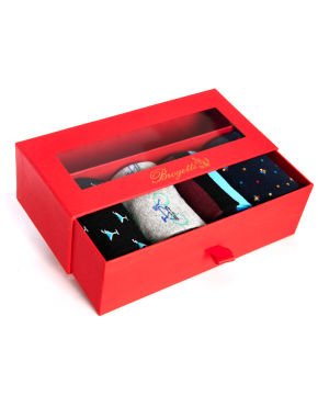 Desenli Erkek Soket Çoraplar 4lü Eko Paket