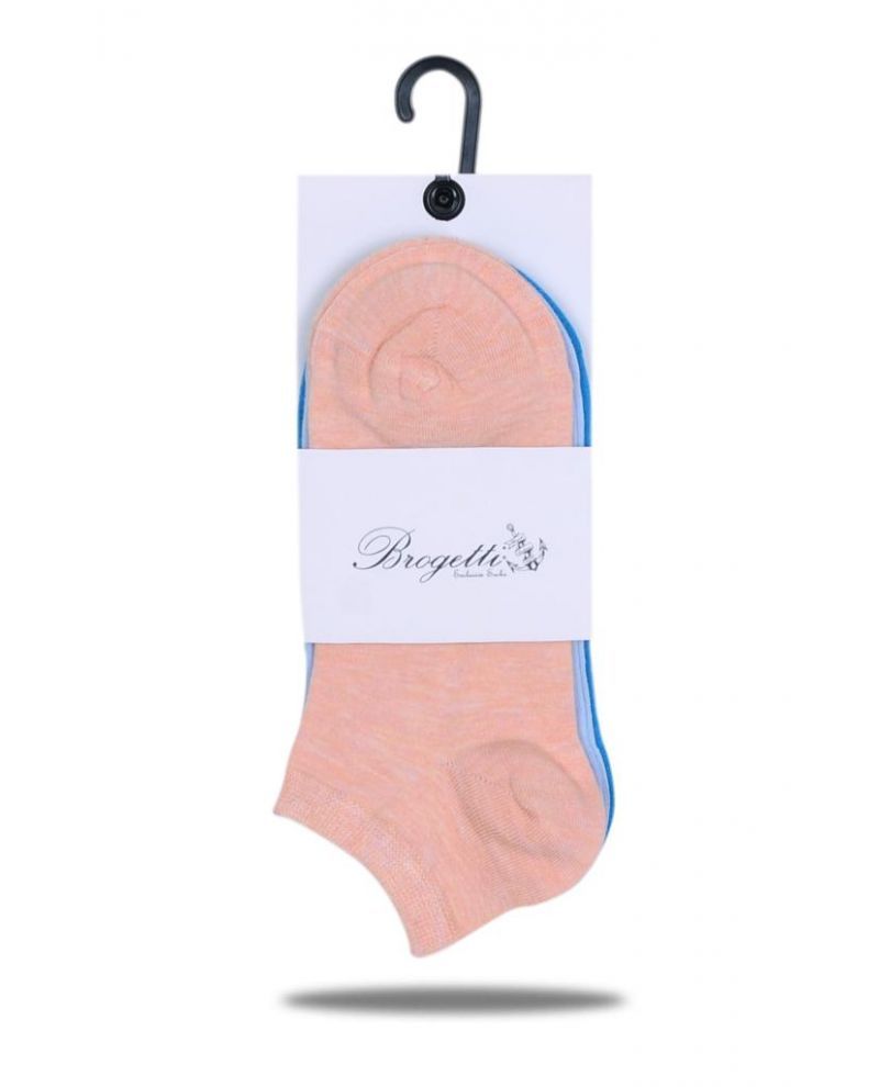 3'lü Sneakers Renkli Kadın Çorabı Kısa Soket RENKLİ