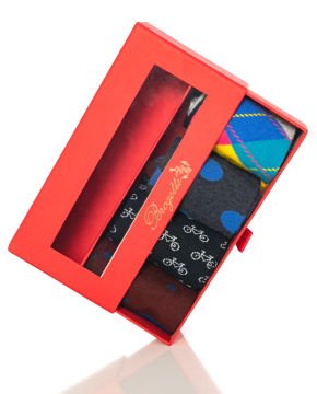 4lü Paket Renkli Erkek Soket Çoraplar