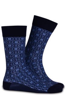 Danton Exclusive Mavi Erkek Çorabı Brogetti