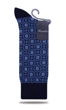 Danton Exclusive Mavi Erkek Çorabı Brogetti