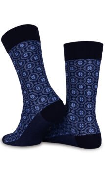 Danton Exclusive Mavi Erkek Çorabı Brogetti