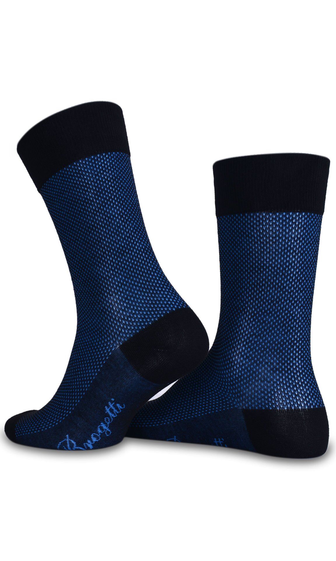 Danton Exclusive Mavi Nokta Desen Soket Çorap MAVİ - 42/44