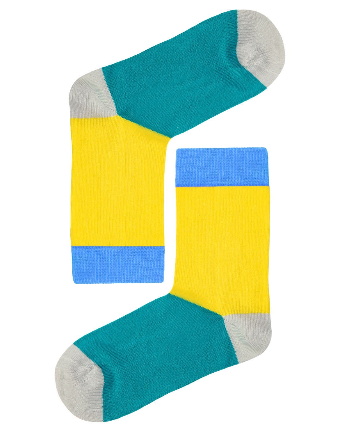 Renkli Unisex Çocuk Çorabı Burun Dikişsiz