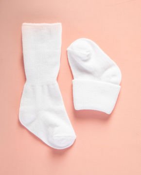 3lü Paket Düz Renk Erkek Bebek Çorap
