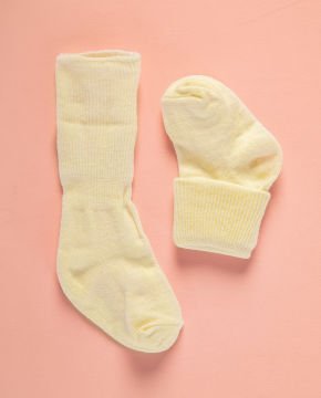 3lü Paket Düz Renk Erkek Bebek Çorap