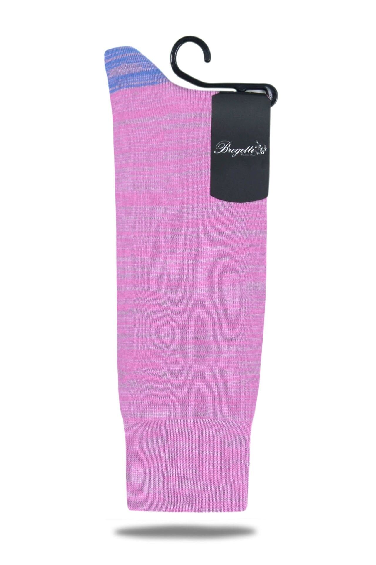 Pembe Renkli Bambu Erkek Soket Çorabı Andey