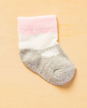 Renkli Desenli Kız Bebek Çorap 3lü Paket